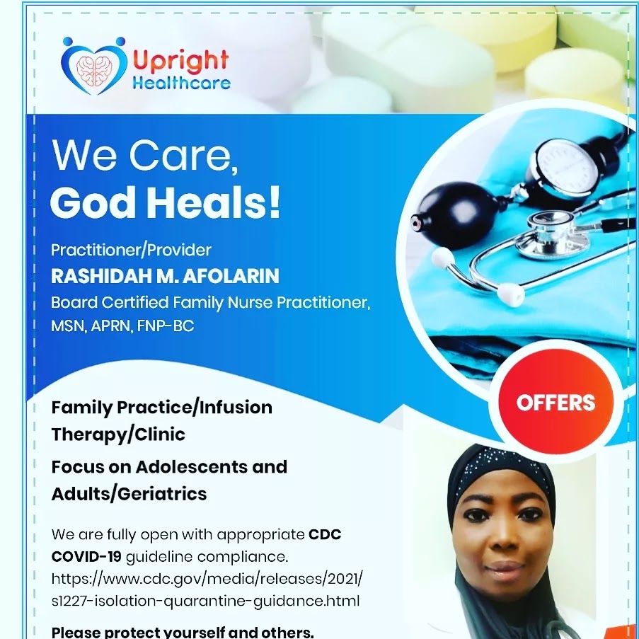 UPRIGHT HEALTHCARE LLC | 600 Somerdale Rd Suite 105-108, Voorhees Township, NJ 08043, USA | Phone: (609) 804-5549