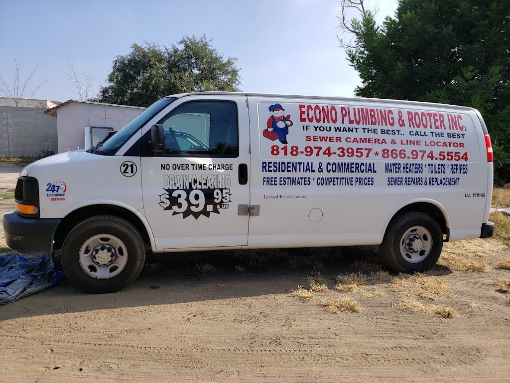 Econo Plumbing Los Angeles | 10128 Lemona Ave, San Fernando, CA 91345, USA | Phone: (818) 974-3957