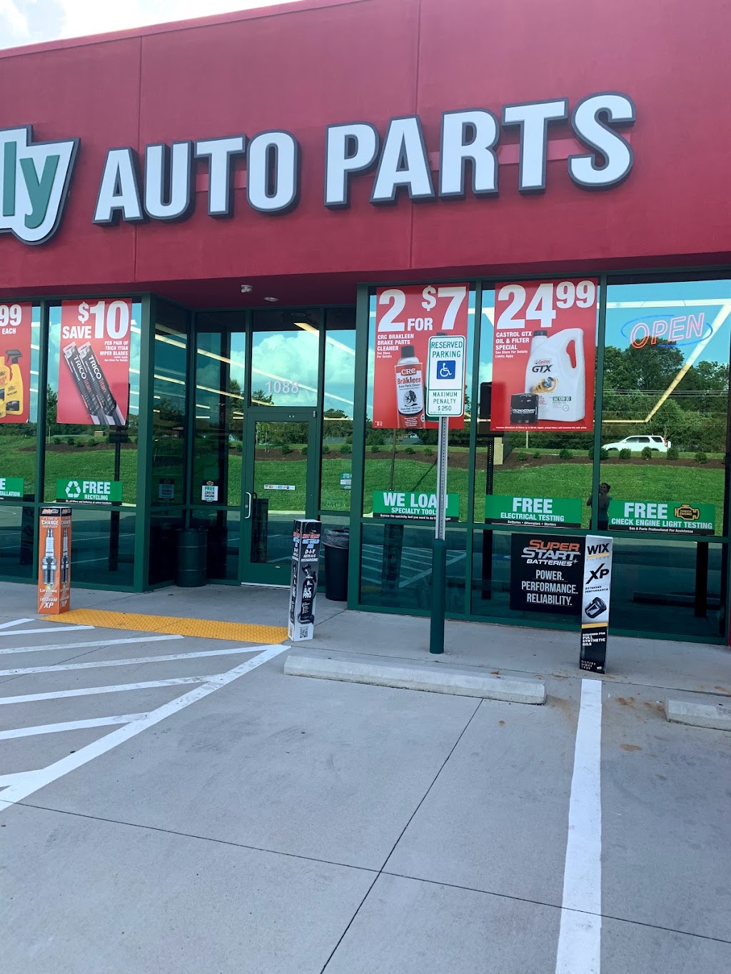 OReilly Auto Parts | 1088 Glennview Dr, Kernersville, NC 27284, USA | Phone: (336) 564-1957