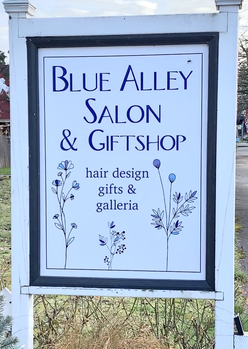 Blue Alley Salon and Gift Shop | 21680 Main St NE, Aurora, OR 97002, USA | Phone: (503) 267-3969