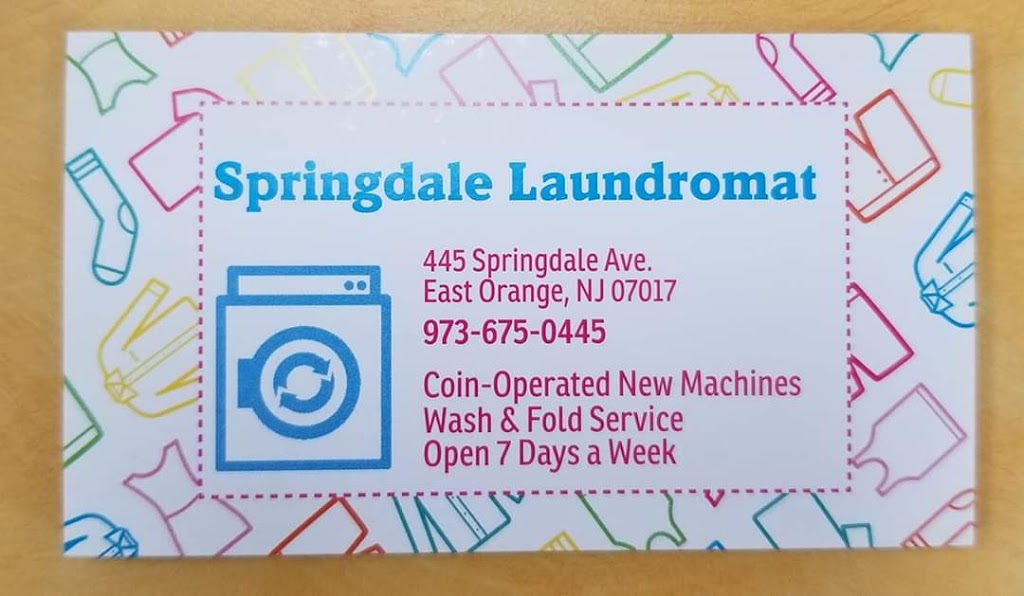 Springdale Laundromat | 445 Springdale Ave, East Orange, NJ 07017, USA | Phone: (973) 675-0455