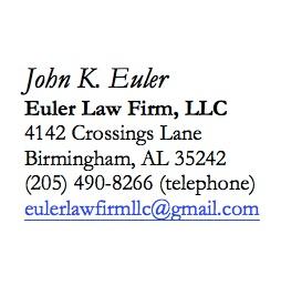 Euler Law Firm LLC | 4142 Crossings Ln, Birmingham, AL 35242, USA | Phone: (205) 490-8266