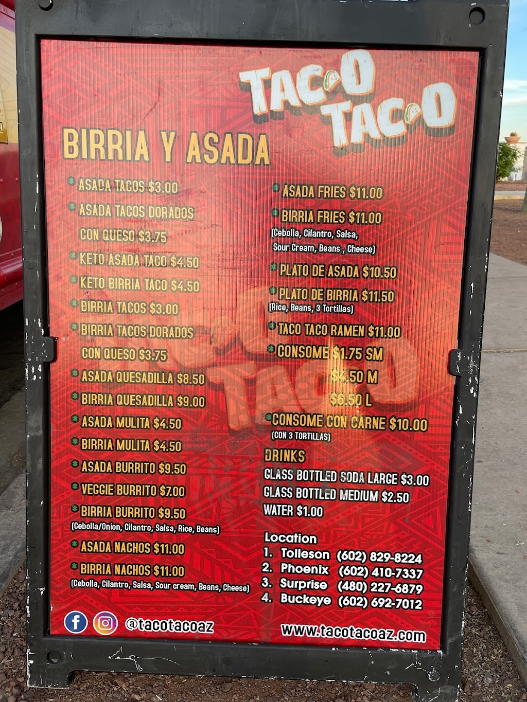 Taco Taco AZ (Phoenix) | 4228 W Van Buren St, Phoenix, AZ 85009, USA | Phone: (602) 410-7337