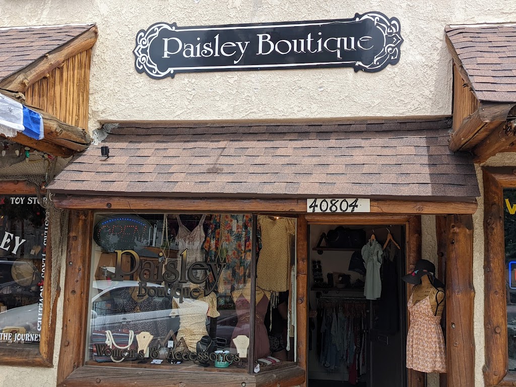 Paisley boutique | 40804 Village Dr, Big Bear Lake, CA 92315, USA | Phone: (909) 366-0543