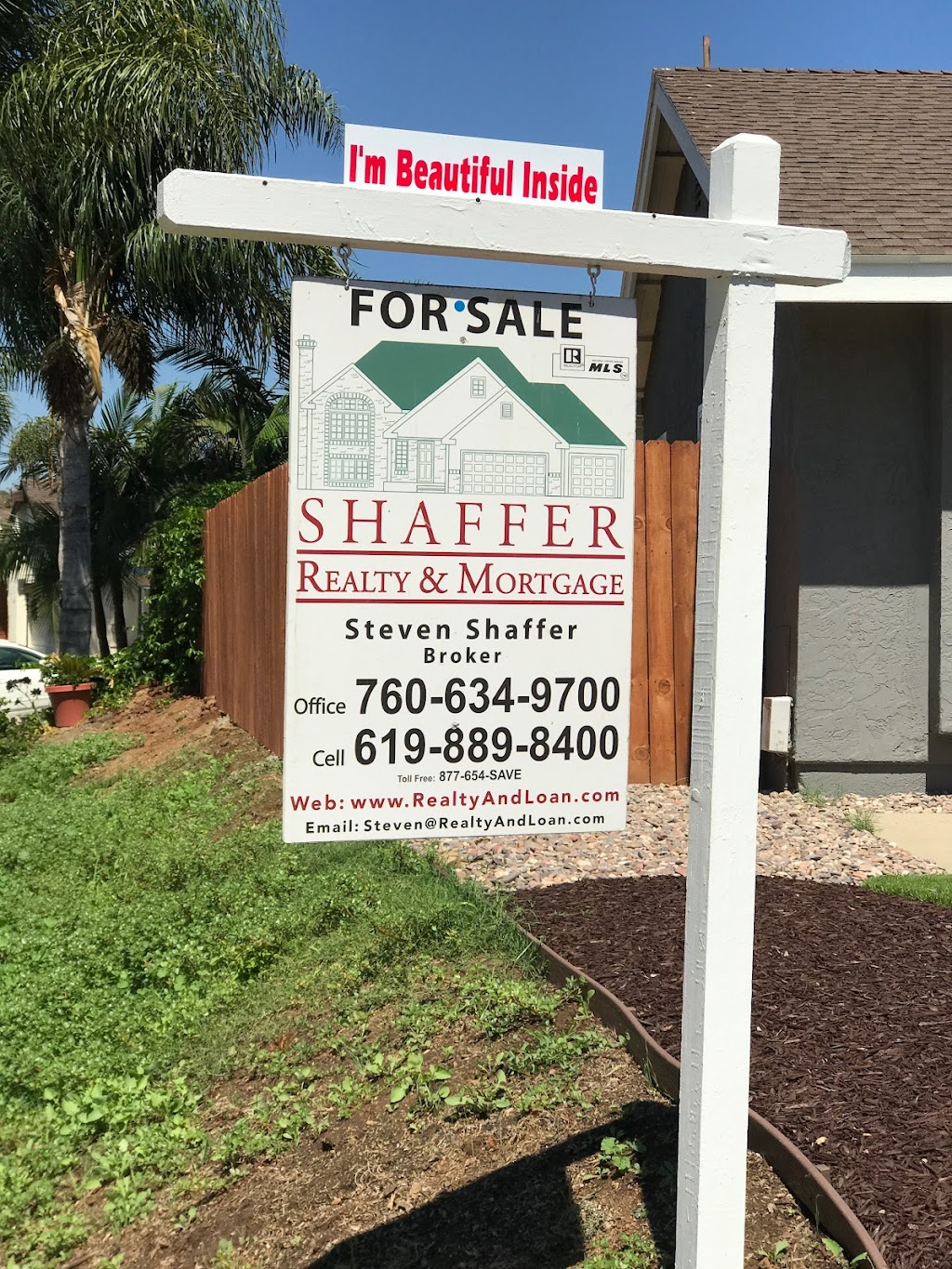 Shaffer Realty & Mortgage | 244 Flores Ln, Vista, CA 92083, USA | Phone: (619) 889-8400