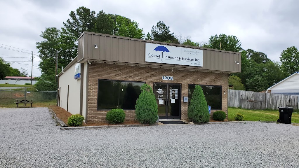 Caswell Insurance Services Inc | 1208 Main St, Yanceyville, NC 27379, USA | Phone: (336) 694-4021