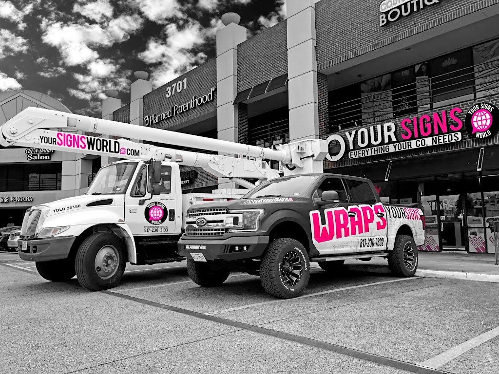 Your Signs World | 3701 S Cooper St #143, Arlington, TX 76015, USA | Phone: (817) 230-3103