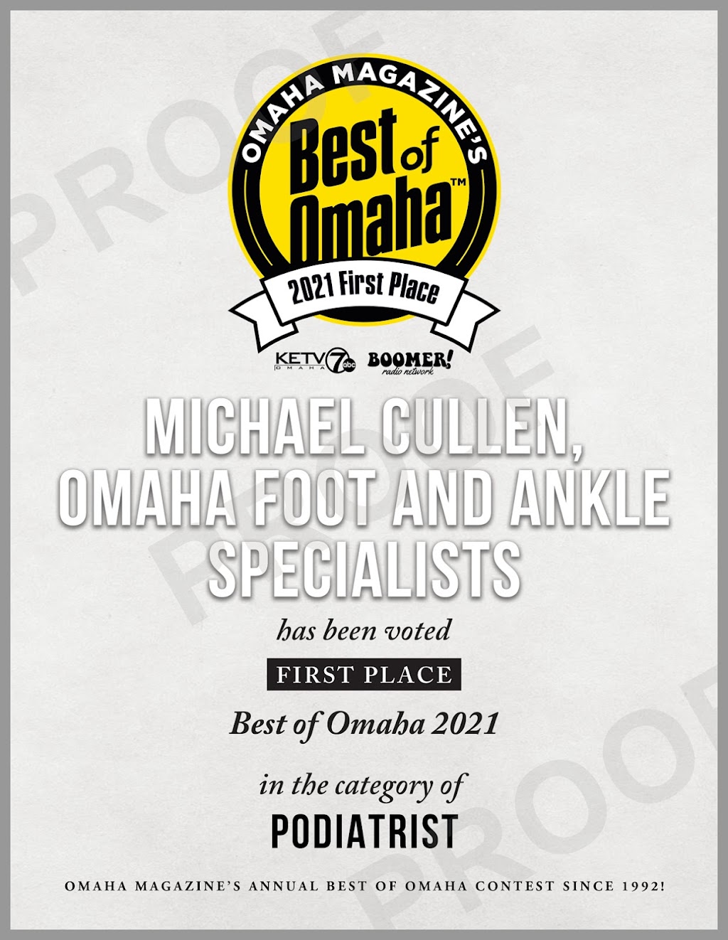 Omaha Foot & Ankle Specialists | 16909 Burke St #200, Omaha, NE 68118, USA | Phone: (402) 333-8856