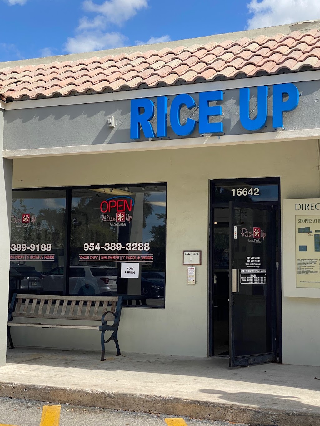 RiceUp Asian Kitchen | 16642 Saddle Club Rd, Weston, FL 33326, USA | Phone: (954) 389-3288