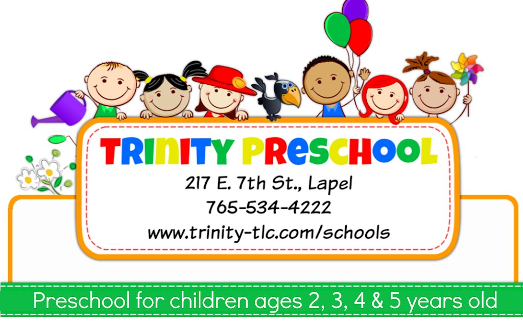 Trinity Preschool | 217 E 7th St, Lapel, IN 46051, USA | Phone: (765) 534-4222
