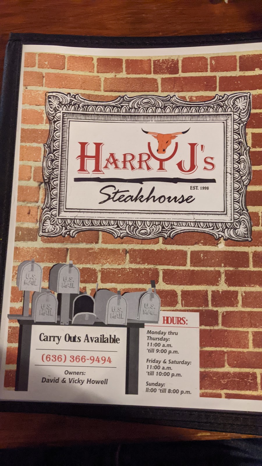 Harry Js Steakhouse | movie theatre, 300 Main St, Moscow Mills, MO 63362, USA | Phone: (636) 366-9494