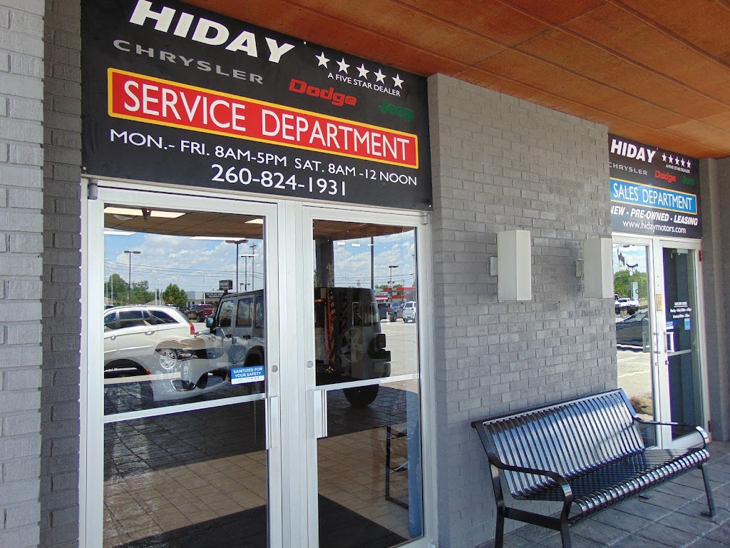Hiday Chrysler Dodge Jeep Ram Service Center | 1791 N Main St, Bluffton, IN 46714, USA | Phone: (260) 824-1931