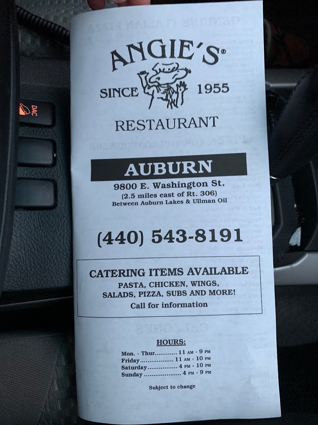 Angies Pizza | 9800 E Washington St, Chagrin Falls, OH 44023, USA | Phone: (440) 543-8191