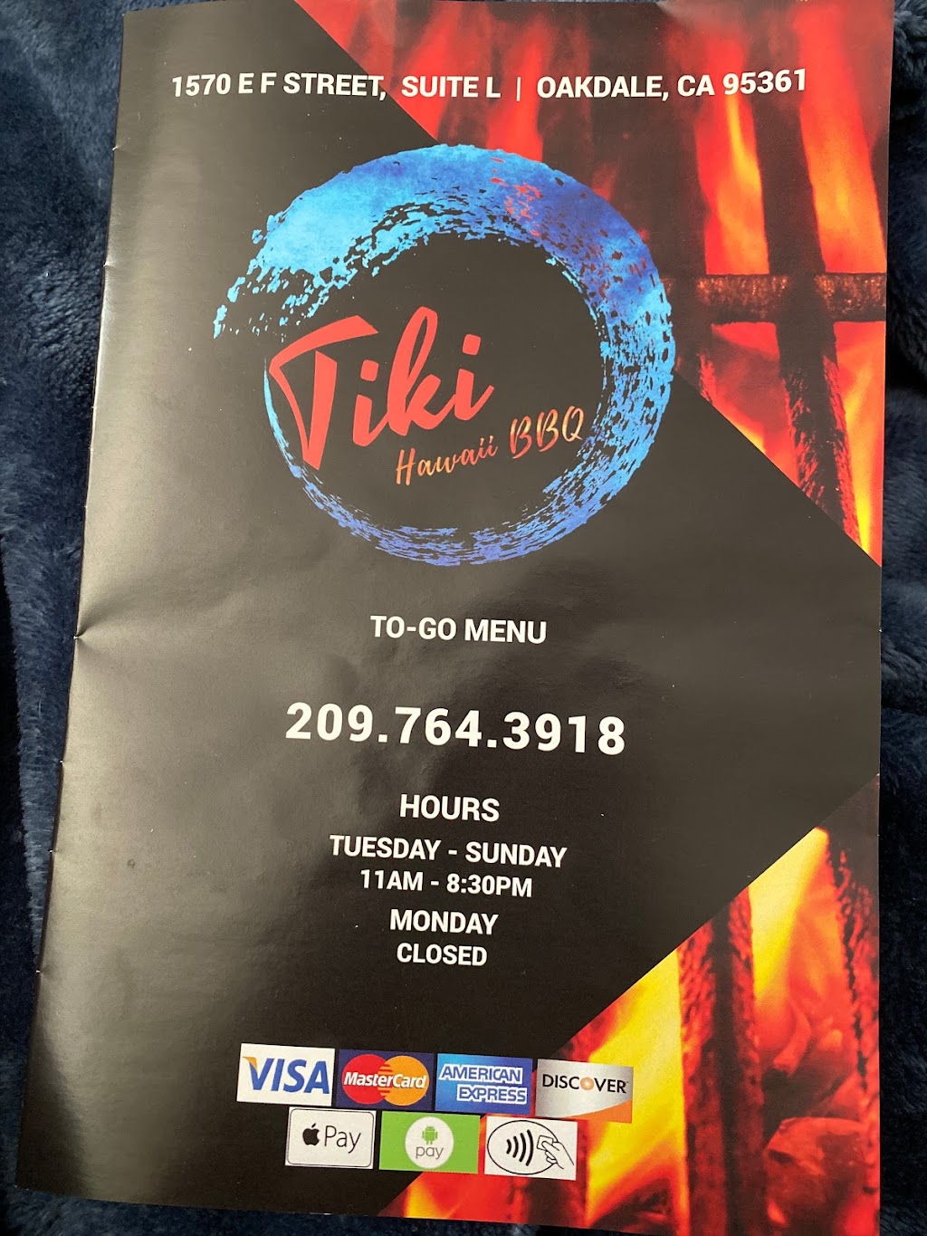 Tiki Hawaii BBQ | 1570 E F St Suite L, Oakdale, CA 95361, USA | Phone: (209) 764-3918