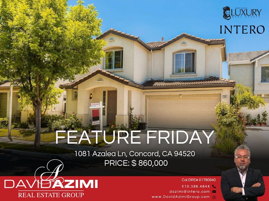 David Azimi, Intero Real Estate Services | 860 Hillview Ct #300, Milpitas, CA 95035, USA | Phone: (510) 386-4844