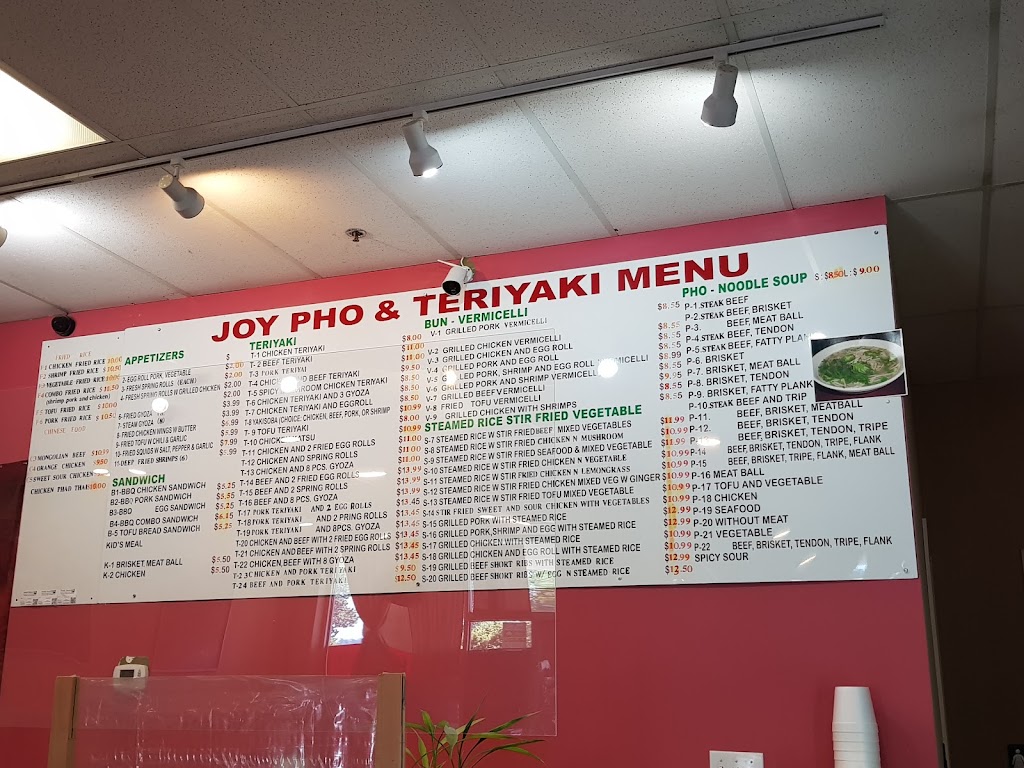 Joy Pho & Teriyaki | 3930 A St SE #305, Auburn, WA 98002, USA | Phone: (253) 735-0117