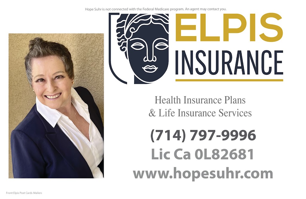 ELPIS INSURANCE SERVICES | Hope The Medicare Lady | 34024 Winterberry Ln, Lake Elsinore, CA 92532, USA | Phone: (714) 797-9996