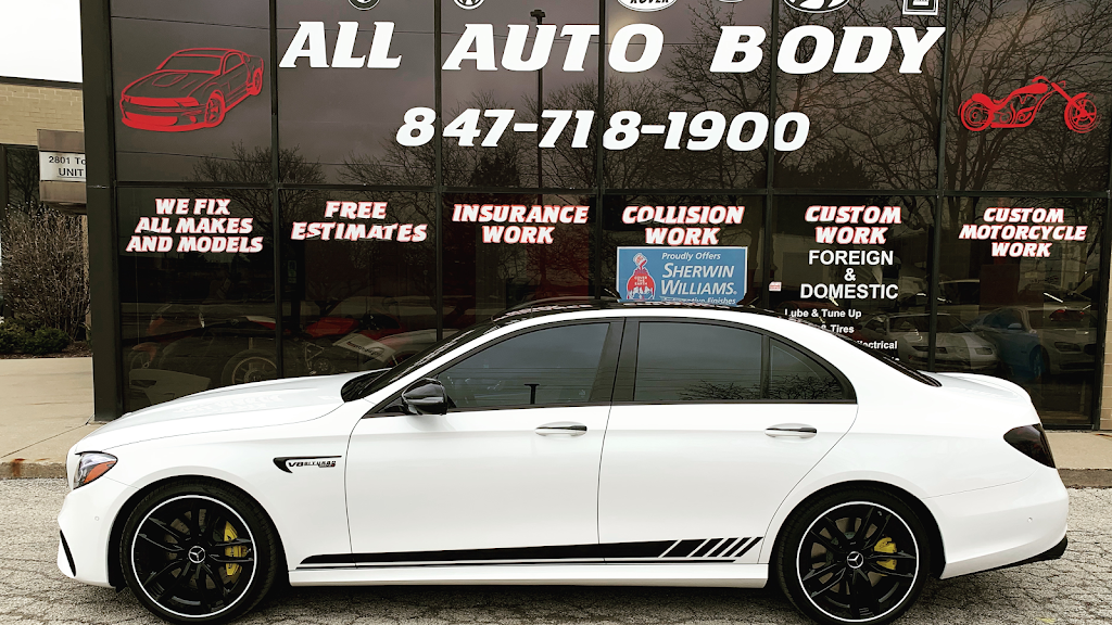 All Auto Body Inc. | F, 2801 Touhy Ave, Elk Grove Village, IL 60007, USA | Phone: (847) 718-1900