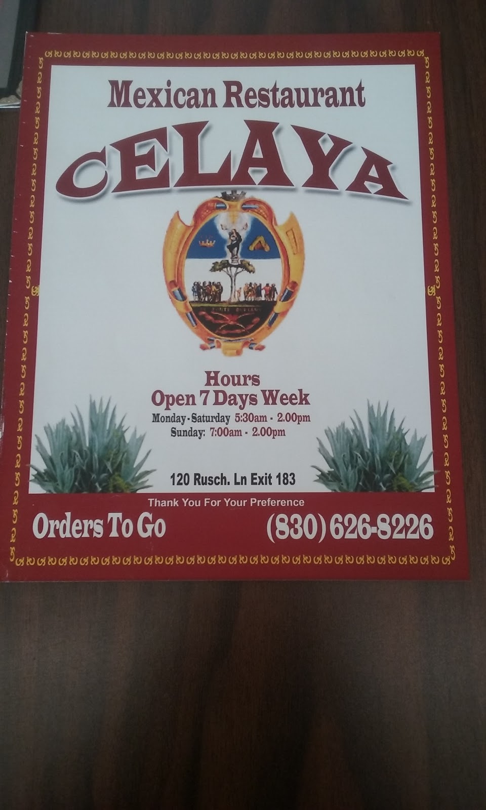 Celayas Mexican Restaurant | 120 Rusch Ln, New Braunfels, TX 78132, USA | Phone: (830) 626-8226