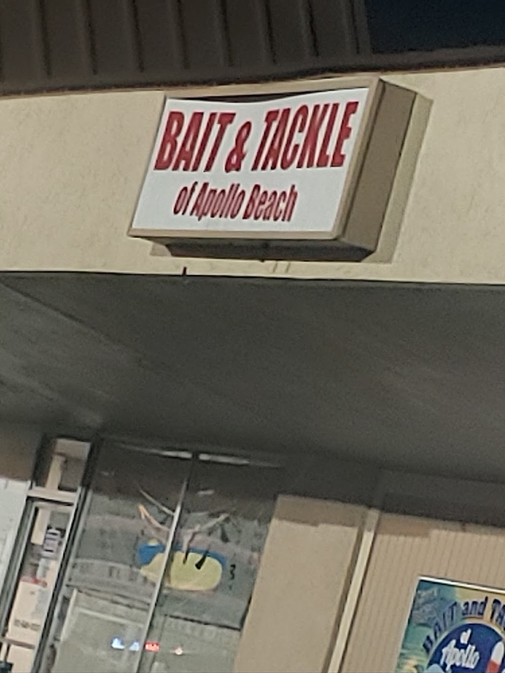 Bait and Tackle of Apollo Beach | 6040 N U.S. Hwy 41, Apollo Beach, FL 33572, USA | Phone: (813) 296-7735
