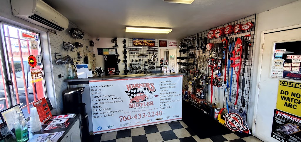 Warners Muffler & Hitches | 190 Douglas Dr, Oceanside, CA 92058, USA | Phone: (760) 748-1370