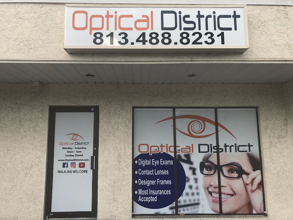 OPTICAL DISTRICT TAMPA | 4040 W Waters Ave Suite 106, Tampa, FL 33614, USA | Phone: (813) 488-8231