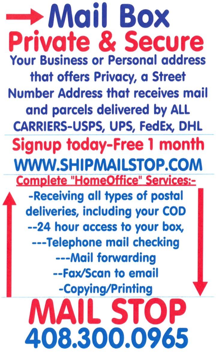 Mailbox Rental | 6017 Snell Ave, San Jose, CA 95123, USA | Phone: (855) 624-5868