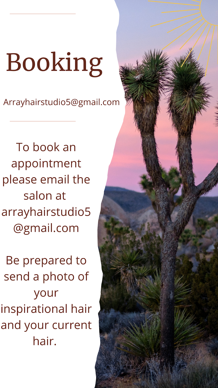 Array Hair Studio | 39400 Murrieta Hot Springs Rd Suite 120 Room 5, Murrieta, CA 92563, USA | Phone: (951) 219-5381