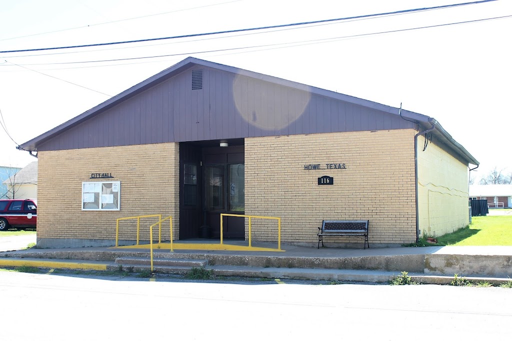 Howe City Hall | 116 E Haning St, Howe, TX 75459, USA | Phone: (903) 532-5571