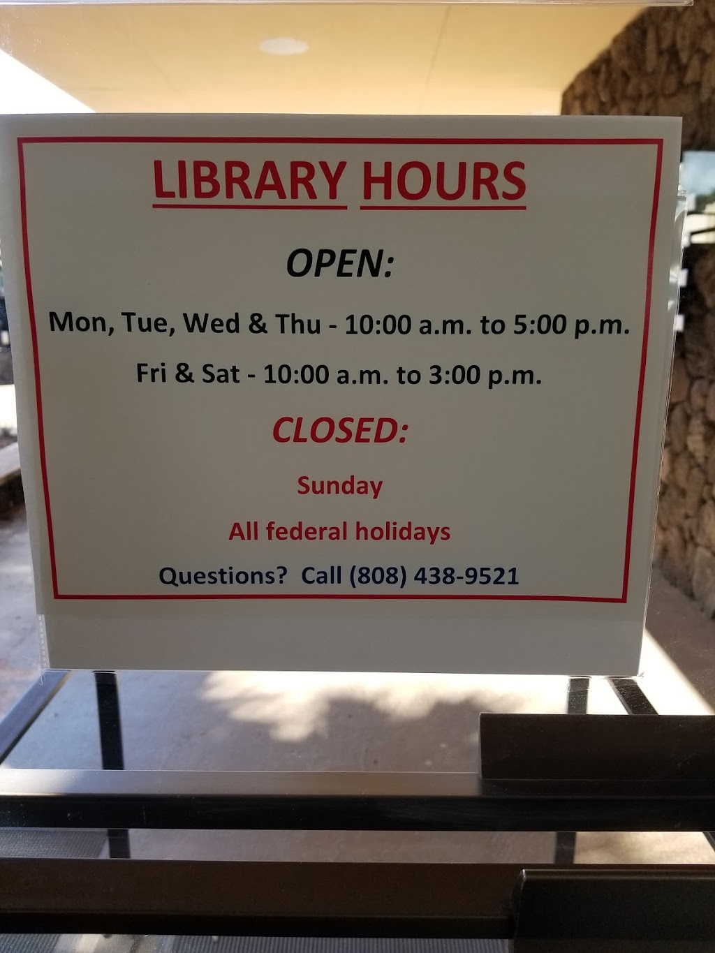 Fort Shafter Library | 181 Chapplear Rd # 650, Fort Shafter, HI 96858, USA | Phone: (808) 438-9521