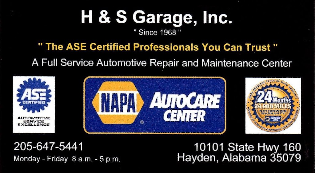 H & S Garage and Wrecker Service, Inc | 10101 AL-160, Hayden, AL 35079, USA | Phone: (205) 647-5441