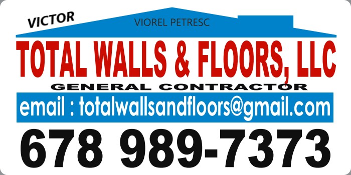 Total Walls & Floors, LLC | 2940 Hadrian Dr SW, Snellville, GA 30078, USA | Phone: (678) 989-7373