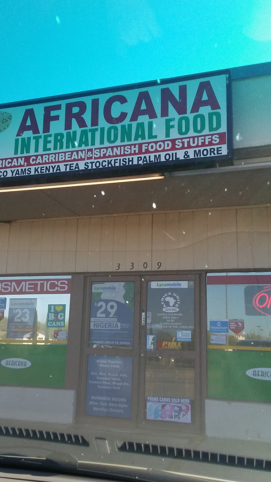 Africana International | 3311 S Collins St, Arlington, TX 76014, USA | Phone: (817) 265-4150