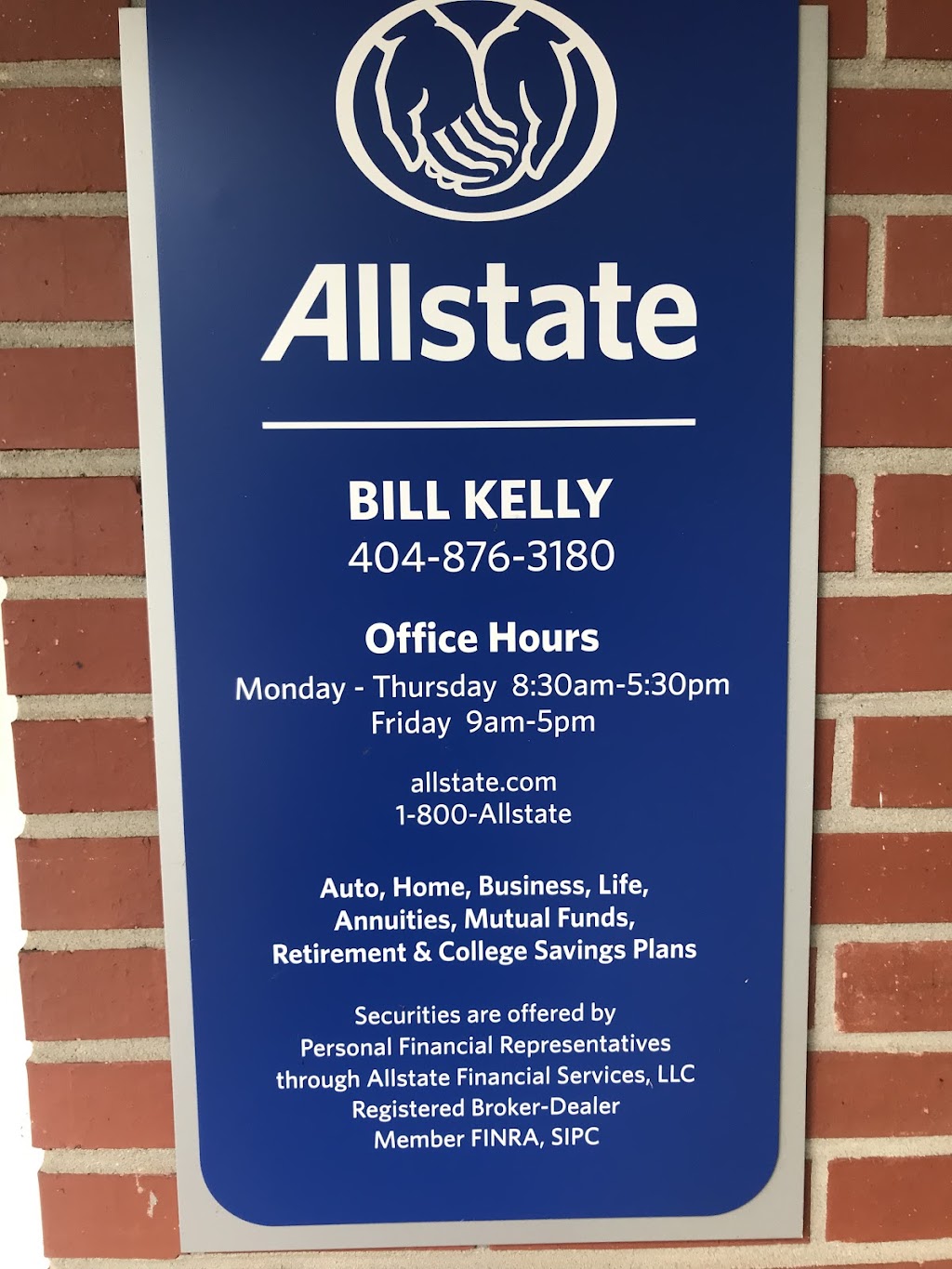 Allstate Insurance: William H. Kelly | 1776 Briarcliff Rd NE B, Atlanta, GA 30306, USA | Phone: (404) 876-3180