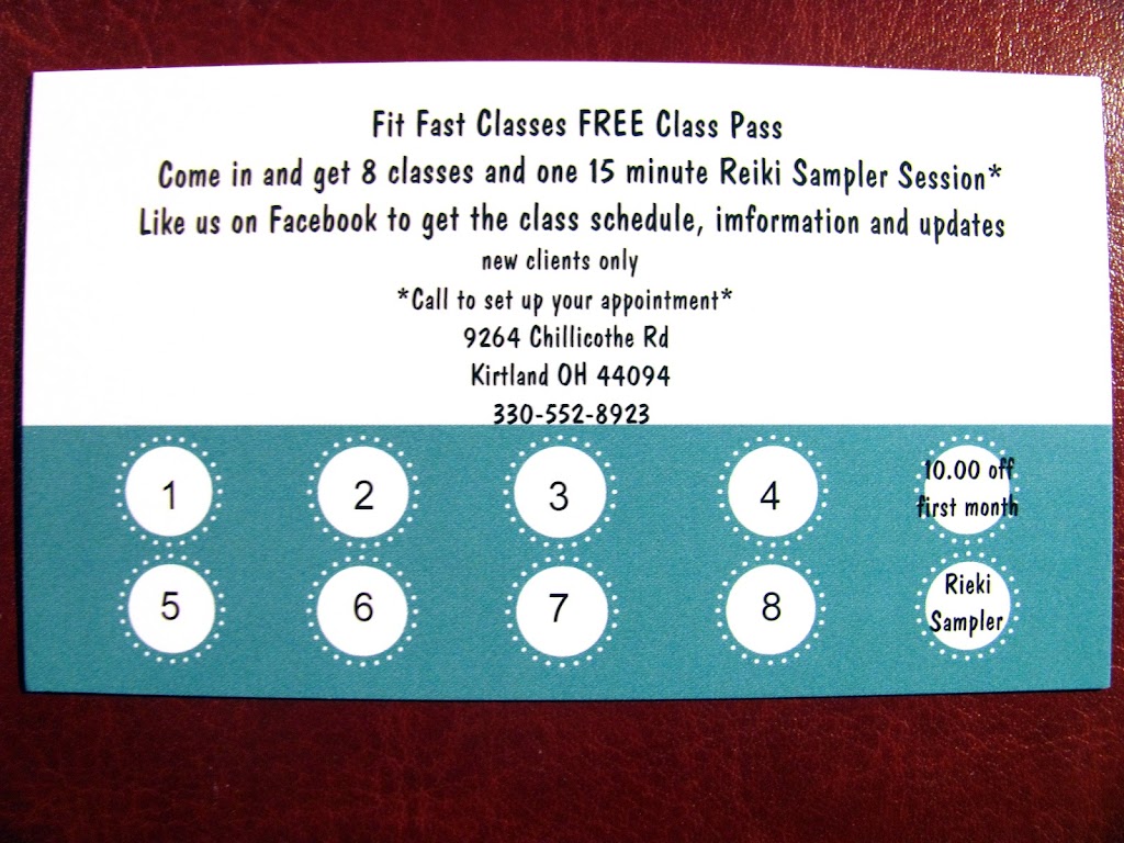 Fit Fast Classes | 9264 Chillicothe Rd #5, Kirtland, OH 44094, USA | Phone: (330) 329-6928