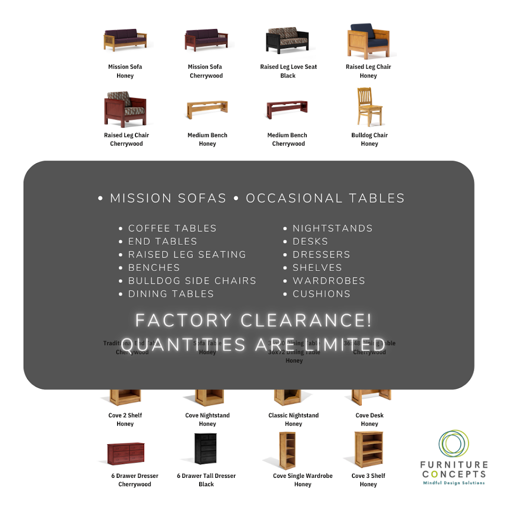 Furniture Concepts | 4925 Galaxy Pkwy, Cleveland, OH 44128, USA | Phone: (800) 969-4100