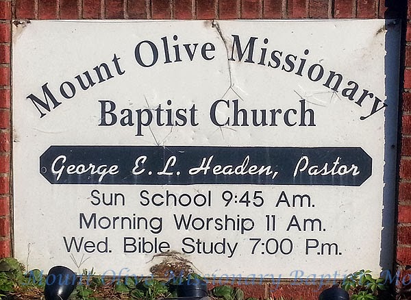 Mount Olive Missionary Baptist Church | 704 Old US 1 Hwy, Moncure, NC 27559, USA | Phone: (919) 542-3438