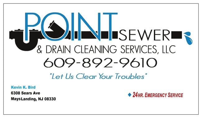 Point Sewer and Drain Cleaning Services LLC | 6308 Sears Ave, Mays Landing, NJ 08330, USA | Phone: (609) 892-9610