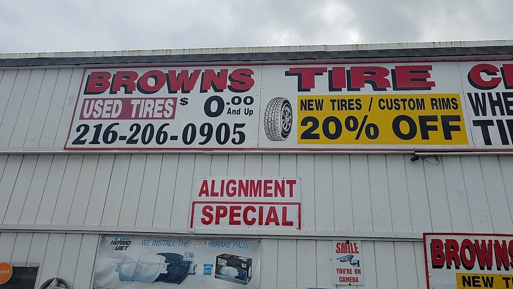 Browns Used Tires LLC | 7010 Harvard Ave, Cleveland, OH 44105, USA | Phone: (216) 206-0905