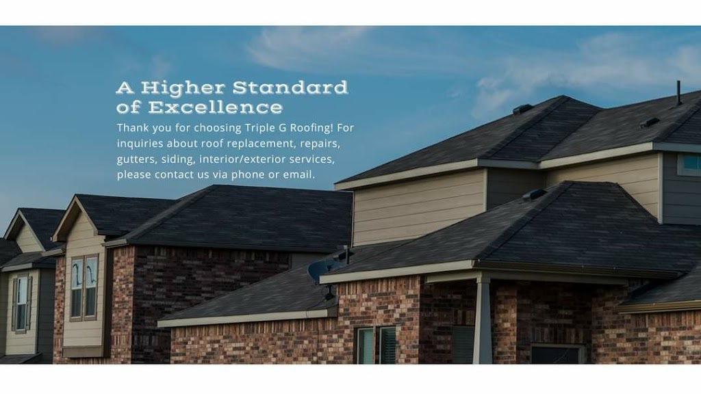 Triple G Roofing | 11819 Walraven Dr, Huffman, TX 77336, USA | Phone: (281) 570-3325