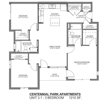 Centennial Park Apartments | 1205 Pace St, Longmont, CO 80504, USA | Phone: (720) 538-5850