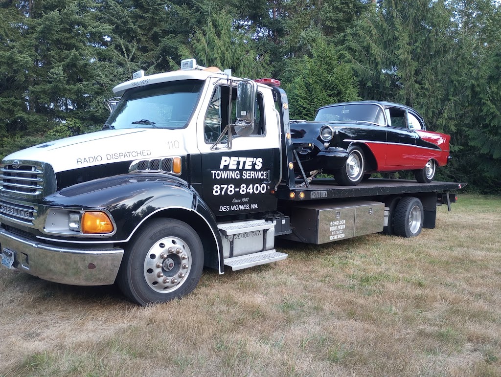 Petes Towing Service | 21841 Pacific Hwy S, Des Moines, WA 98198, USA | Phone: (800) 992-2212