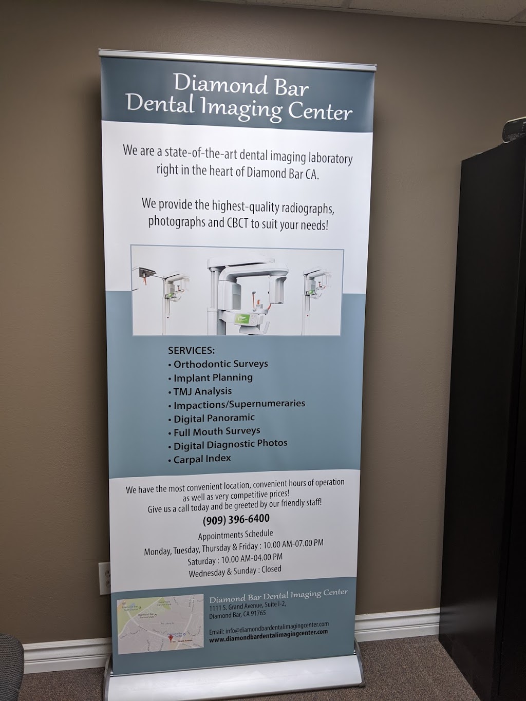 Diamond Bar Dental Imaging Center | 1111 Grand Ave Suite I-2, Diamond Bar, CA 91765, USA | Phone: (909) 396-6400