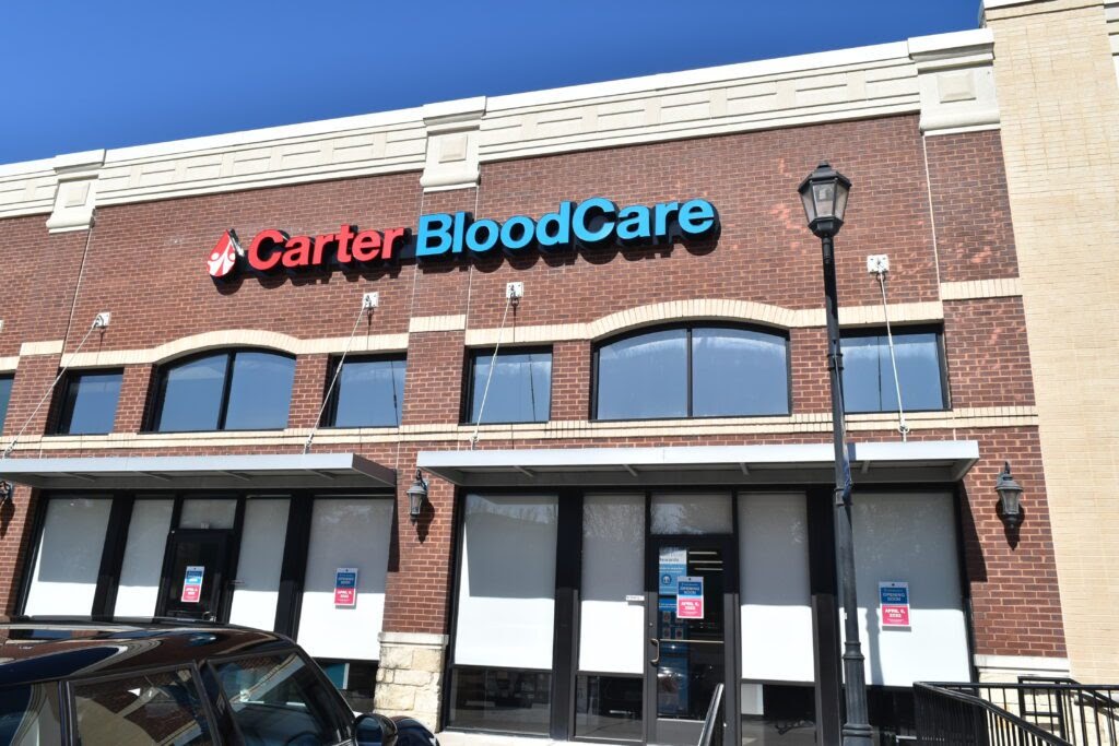 Carter BloodCare: McKinney Donor Center | 2950 Craig Dr STE 102, McKinney, TX 75070, USA | Phone: (214) 217-5684