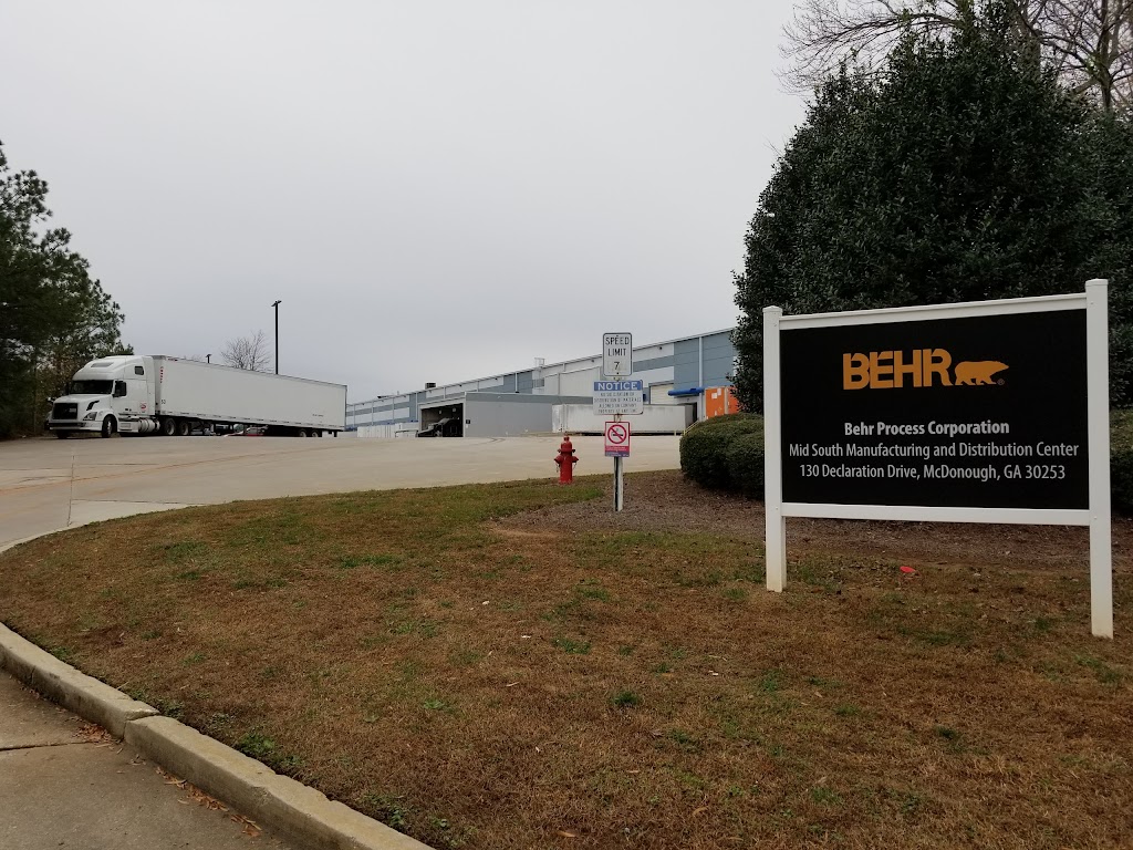 BEHR Process Corporation | 130 Declaration Dr, McDonough, GA 30253, USA | Phone: (770) 210-8809