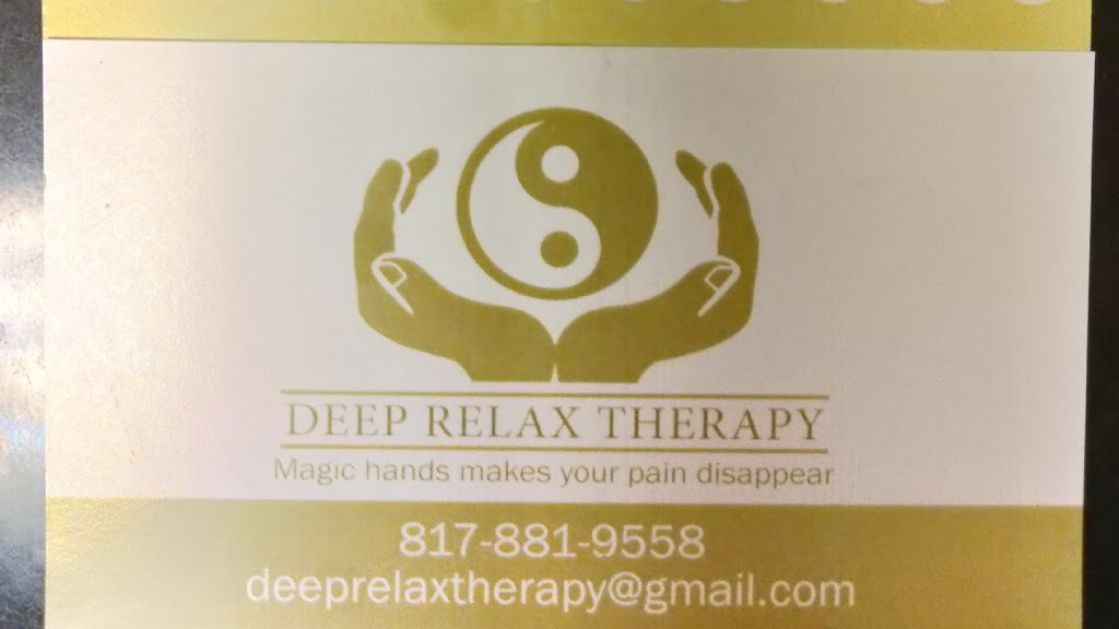 Deep Relax Therapy | 3220 Gus Thomasson Rd Suite 357, Mesquite, TX 75150, USA | Phone: (817) 881-9558