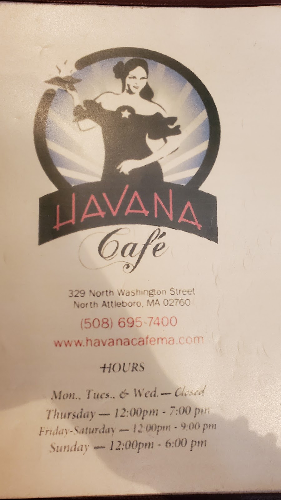 Havana Cafe | 329 N Washington St, North Attleborough, MA 02760 | Phone: (508) 695-7400