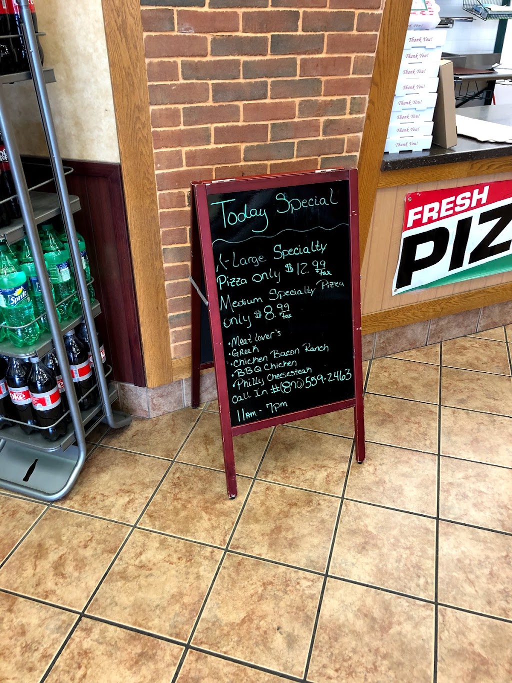 Horizon Pizzano | 900 N Airport Rd, West Memphis, AR 72301 | Phone: (870) 559-2463