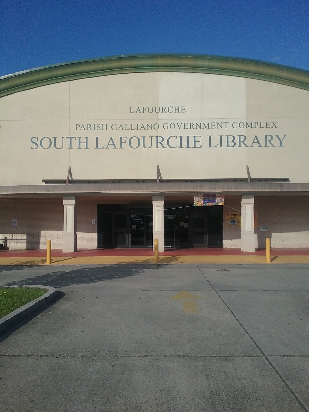 Lafourche Parish Public Library: South Lafourche Branch | 16241 E Main St, Cut Off, LA 70345 | Phone: (985) 632-7140