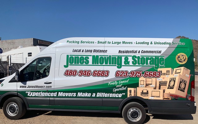 Jones Moving & Storage | 20813 N 19th Ave Suite 3, Phoenix, AZ 85027, USA | Phone: (623) 221-3335